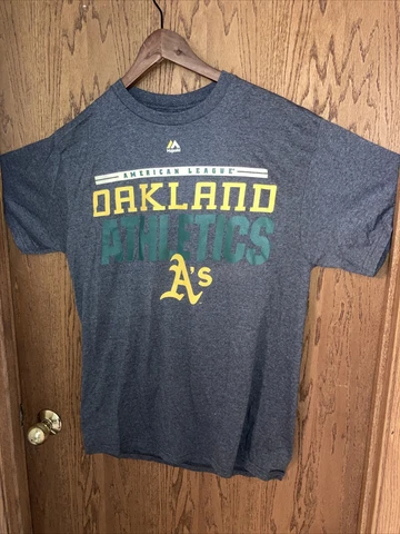 Majestic American League Oakland Athletics A’s World Series T-Shirt, MLB, L Cover