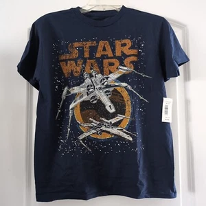 Star Wars Youth T-shirt Size 12/14 NWT Short Sleeve Cotton X-wing - Picture 1 of 4