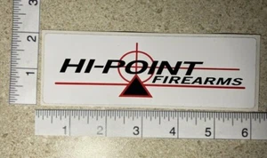 Hi-Point Black and White Firearms Vinyl Sticker Decal High Point OEM Original - Picture 1 of 1