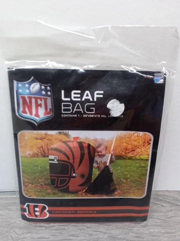 NFL Stuff-A-Helmet Lawn & Leaf Bag-Cincinnati Bengals Fall Cleanup & outdoor Cover