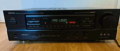 Vintage Denon AVR-1000 Surround Receiver - Remote - Manual - Box - Made In Japan - Image 1 of 4
