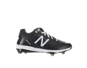 New Balance Men's Baseball Cleats L4040bk5 Black/White Shoe Size 5 2E (1830195) - Picture 1 of 4