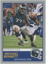 2019 Score Scorecard #189 Michael Bennett Eagles