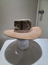The Original Rogue Handcrafted Brown Leather African Hat
