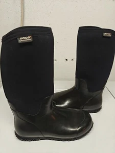 BOGS Classic High Neo-Tech 5mm Stretch wasserdichte Damenstiefel schwarz, einmal getragen - Bild 1 von 6