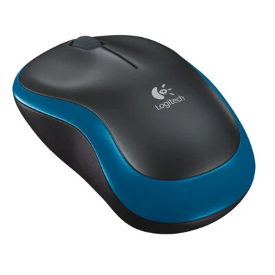 LOGITECH M185 Wireless Mouse, schwarz/blau - Bild 1 von 2