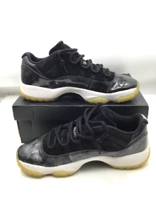 Nike Mens Air Jordan 11 Retro Low Metallic Silver BLK/WHT - Size-11.5 - Picture 1 of 8