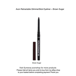 Avon Glimmerstick Rétractable Diamants Eye-Liner~ Sucre Brun - Picture 1 of 3