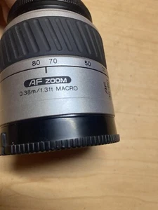 VTG Minolta Maxxum 35-80mm f4-5.6 AF Zoom Original Lens Back Cover FS - Picture 1 of 5