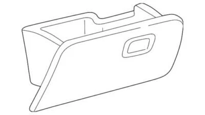 Conjunto de compartimento de guantera original Ford Excursion serie F 1C3Z-2506024-AAA Foto 1 de 2