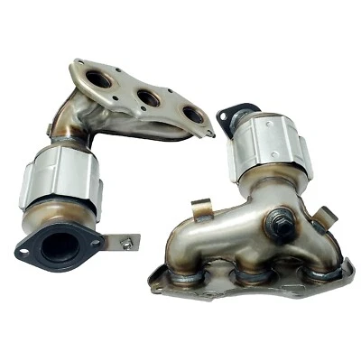 2x Front For 2007-2017 Toyota Camry / Lexus Es350 3.5L catalytic converter - Image 1 of 4