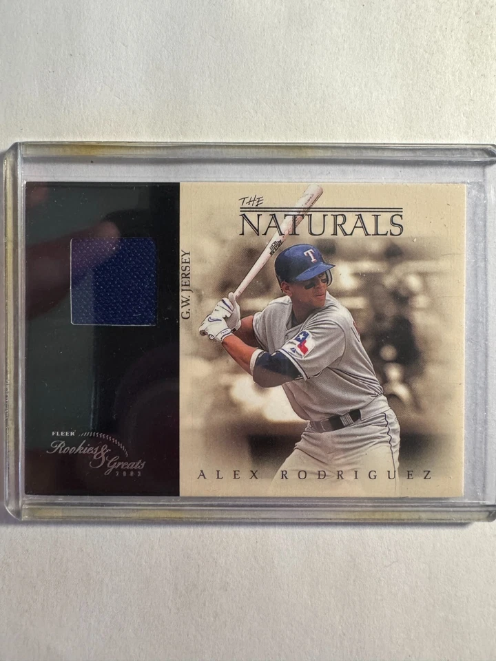 K254,768 - 2003 Fleer Rookies and Greats The Naturals Jersey #NAR Alex Rodriguez - Image 1 of 1
