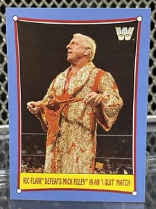 2017 Topps Heritage WWE Nature Boy Ric Flair Wrestling Card #8 WWF Summer Slam - Picture 1 of 6
