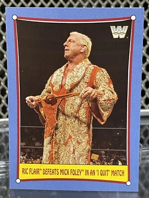 Tarjeta de lucha libre 2017 Topps Heritage WWE Nature Boy Ric Flair #8 WWF Summer Slam Foto 1 de 4