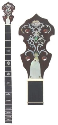 5 String Banjo Long Neck 25 frets Maple wood inlaid  LBN142-144 - Image 1 of 3