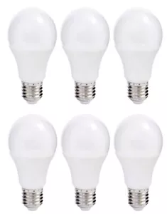 6er Pack Attralux LED E27 A60 Birnenform 8W = 60W 806lm 230V Warmweiß 2700K - Bild 1 von 3