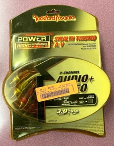 Rockford Fosgate Quality ~ 10ft AV Composite 3 RCA Cable Male Video Stereo Audio - Picture 1 of 3