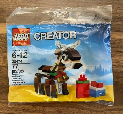*NEW* Lego Creator 30474 Christmas REINDEER Polybag Seasonal VINTAGE - Image 1 of 3