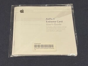 Apple AirPort Extreme Card User's Guide Software Installation CD Vr. 4.1 New - Picture 1 of 3
