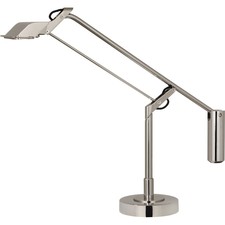 Robert Abbey Heron 1 Light Table Lamp, Polished Nickel - S852