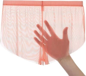 Mens Mesh See Through Boxers Soft Sheer Trunk Refreshing Ultra-thin Loose Shorts - Picture 1 of 47