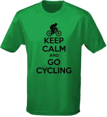 Keep Calm And Go Cycling Kinder Unisex T-Shirt 8 Farben (XS-XL) von swagwear