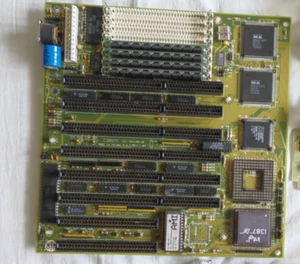 carte mère TechCorp MX83C306 isa,SIMM,CX486DLC,Co-Processeur387, HDD,Contrôleur - Photo 1/24