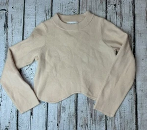 Zara Peach Pink 6-7 Scalloped Hem Sweater - Picture 1 of 3
