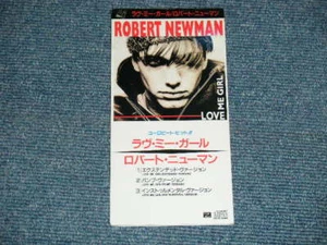 ROBERT NEWMAN Japan 1990 PCDY-00050 VG Tall 3" CD Single LOVE ME GIRL - Imagen 1 de 5