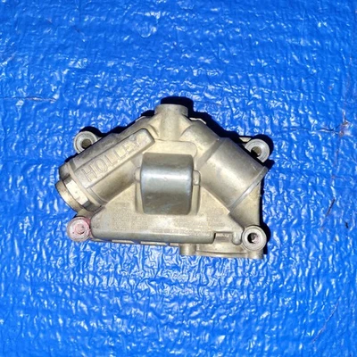 1970 FORD COBRA JET BOSS 302 429 HOLLEY  CARBURETOR DUAL INLET FUEL BOWL - Image 1 of 4