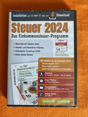 Aldi Steuer 2024 - CD per post oder code per Email - Bild 1 von 2