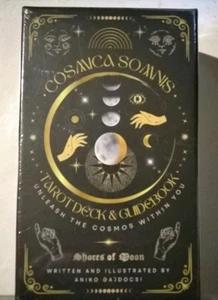 SHORES OF MOON Tarocchi Carte Cosmic Somnis 78 Carte Mazzo di Tarocchi - NUOVO Sigillato - Foto 1 di 3