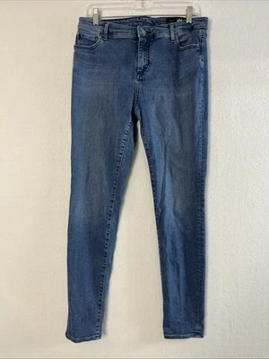 Pantalones de mezclilla A|X Armani Exchange para hombre, J01 súper ajustados 5 bolsillos, azules, 32 Foto 1 de 4