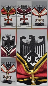 ORDENSTÄNDER ADLER - PASSEND F. GROßES BUNDESVERDIENSTKREUZ - AM HALSBAND - TOP! - Picture 1 of 18