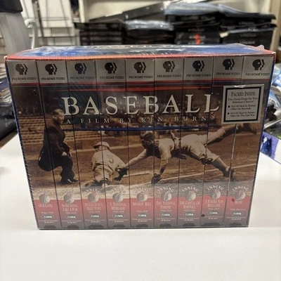 BASEBALL A FILM BY KEN BURNS VHS SET OF 9 BRAND NEW, SEALED Foto 1 de 4