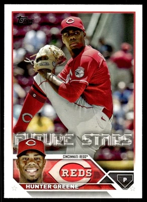 2023 Topps Hunter Greene Cincinnati Reds #155 - Image 1 of 2