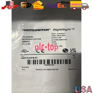 Allen Bradley 42EF-P2MPB-F4 Polarized Retroreflector Sensor NEW US Free Tax - Afbeelding 1 van 5