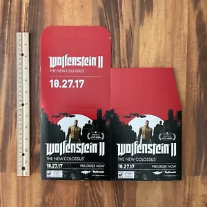 Caja promocional de exhibición de tienda de videojuegos Wolfenstein II 2017 - Imagen 1 de 5