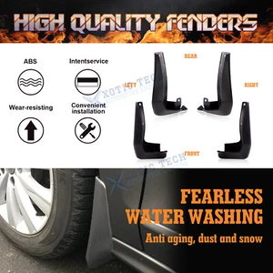 4PCS/Set Mud Flap Splash Mudguard Fender Protector For Honda Civic Sedan 16-21 - Picture 1 of 9