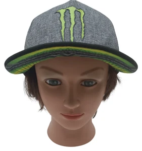 MONSTER ENERGY New Era 9Fifty Snapback Cap Gray Patterned Under Bill - Picture 1 of 9