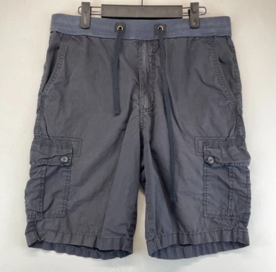 Pantalones Cortos Carga PD & C - Para Hombre Talla 33 - Gris Carbón - Bolsillos Carga (2207) Foto 1 de 4