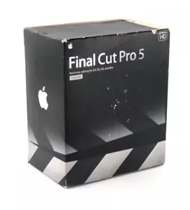 Apple Final Cut Pro 5 RETAIL M9920Z/A w/2 Licenses NO DVD NO DISC - Picture 1 of 10