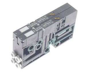 REXROTH 0 820 062 101 0820062101 2PCS + BASE UNIT SOLENOID VALVE  - Picture 1 of 4