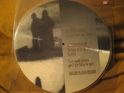 MONUMENTUM / ROTTING CHRIST split ORIG VINYL PIC LP mayhem tormentor - Image 1 of 3