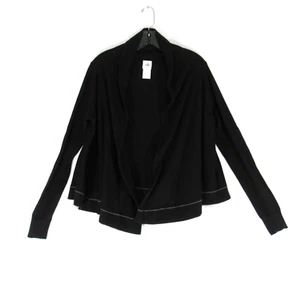 Cabi Cardigan Womens Size Medium Black Solid Long Sleeve Knitted Double Layered - Picture 1 of 8