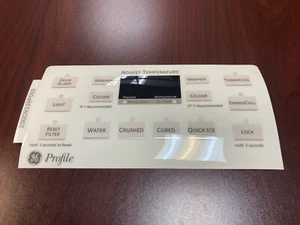 GE Profile Dispenser Beige Overlay compatible w WR55X10879/ WR55X10608, New - Picture 1 of 2