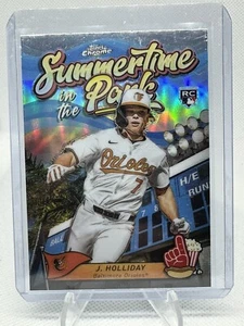 2024 topps chrome rc Jackson holliday summertime in the park #sitp-8 Orioles - Bild 1 von 2