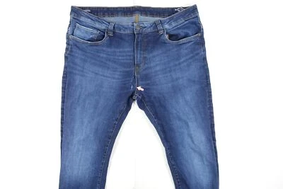 JEANS ELÁSTICOS SLIM CENIZA 38X32 AZUL OSCURO DESTEÑIDO BUFFALO DAVID BITTON PARA HOMBRE USADOS Foto 1 de 4