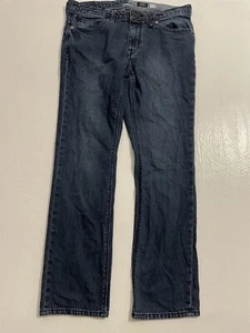 Volcom 32 x 30 Vorta Slim Straight Dark Wash 100% Cotton Denim Jeans A193180V - Picture 1 of 9