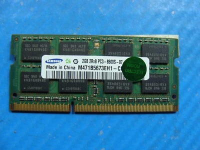 Acer 5740-5255 Samsung 2GB 2Rx8 PC3-8500S SO-DIMM Memory RAM M471B5673EH1 - Image 1 of 2